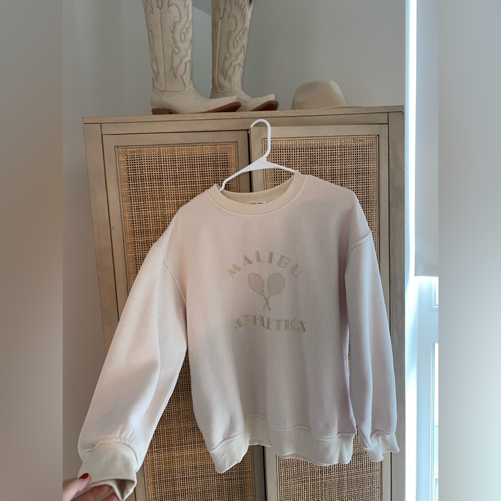 Cute embroidered crewneck